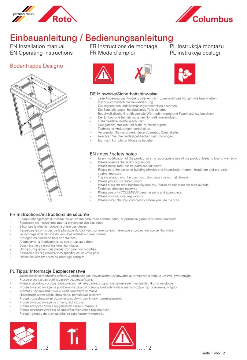Roto Columbus User manual