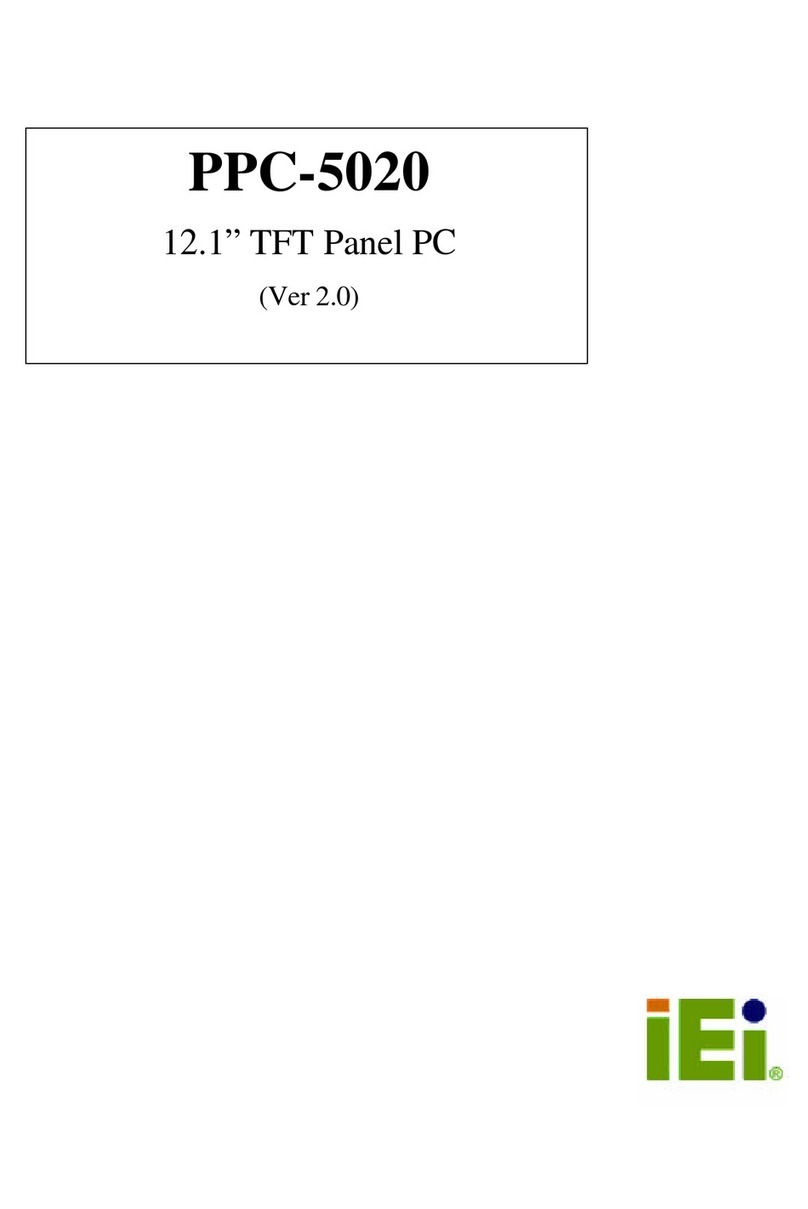 IEI Technology PPC-5020 manual