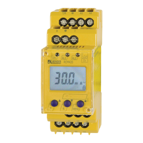 Bender RCM420 Series User manual