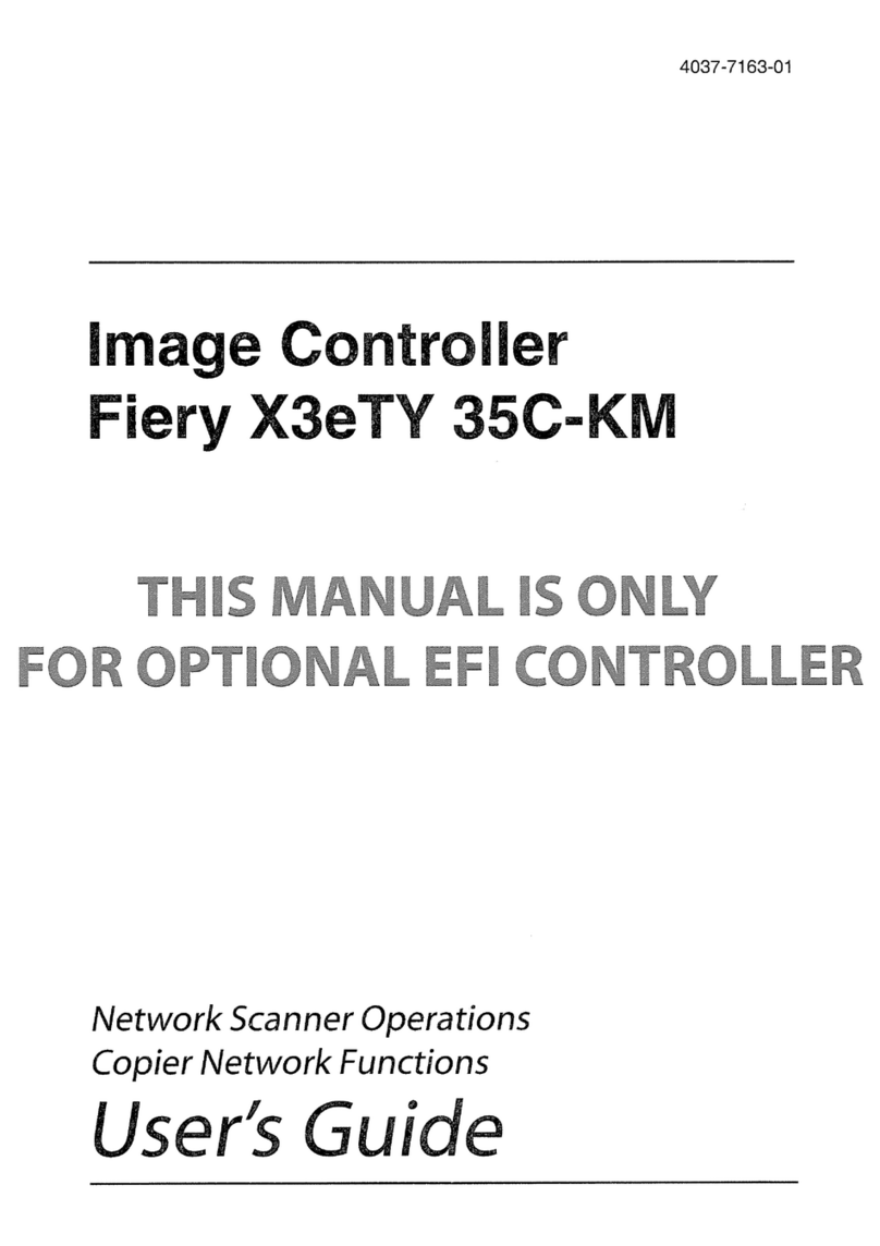 Fiery X3eTY 35C-KM User manual