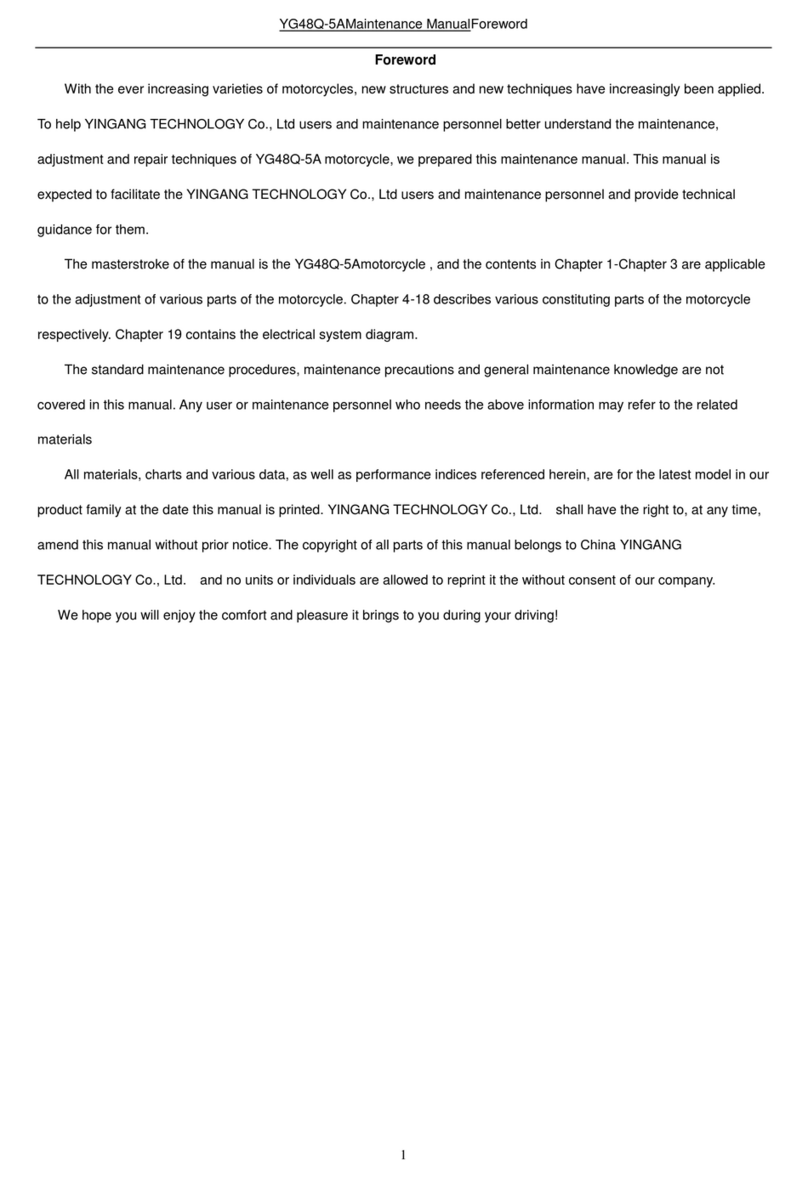 Yingang YG48Q-5A Maintenance manual