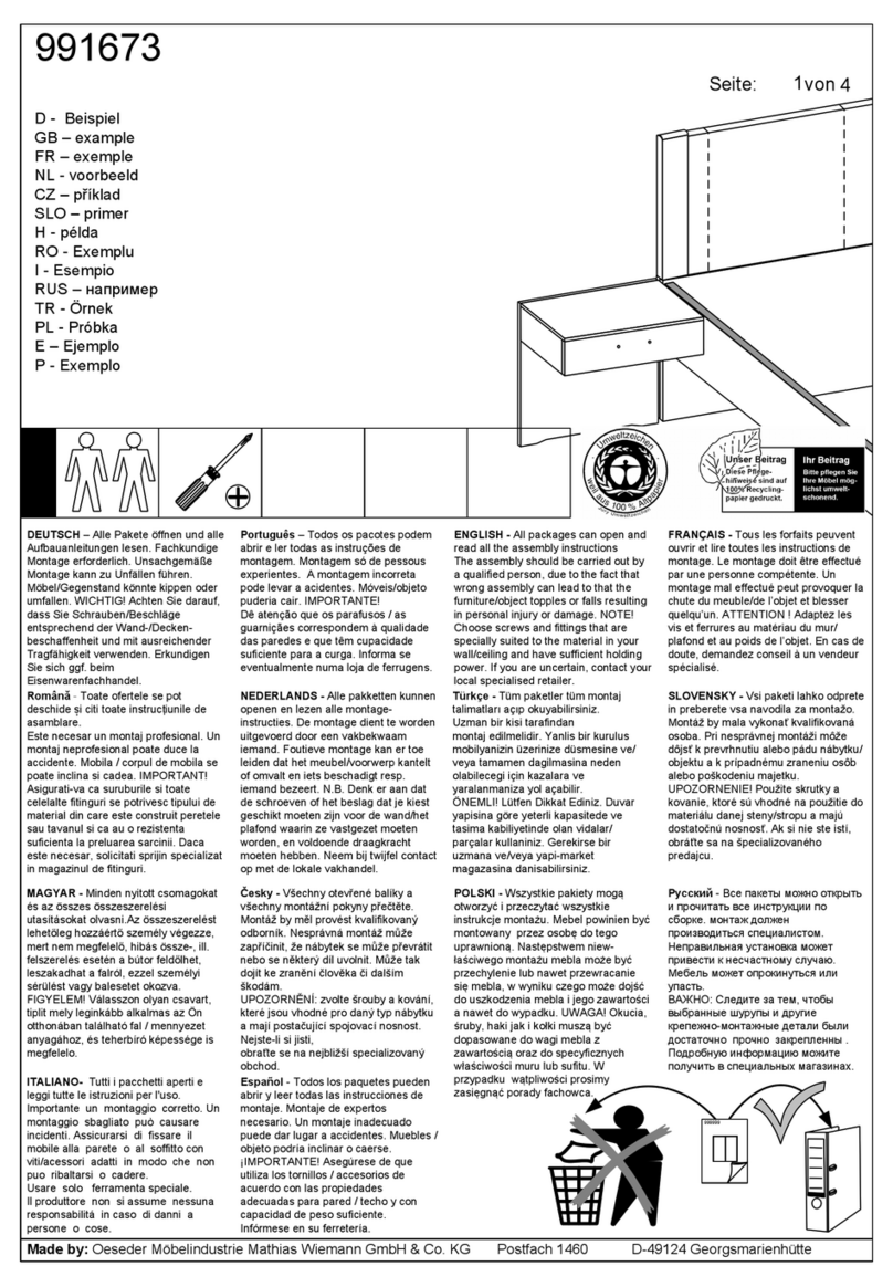 WIEMANN Catania 991673 manual