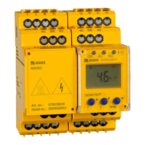 Bender ISOMETER isoMIL425HV User manual