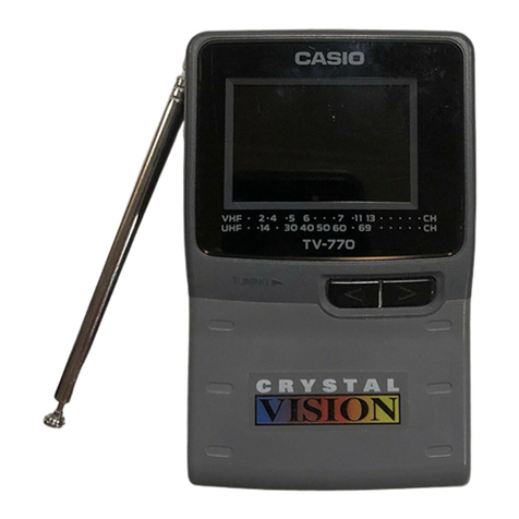 Casio TV-770B Troubleshooting guide