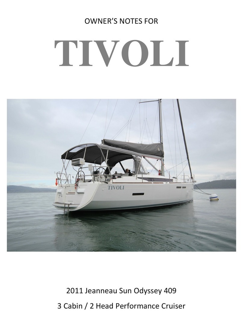 San Juan Yachting TIVOLI Owners’ Notes San Juan Yachting TIVOLI Owners’ Notes