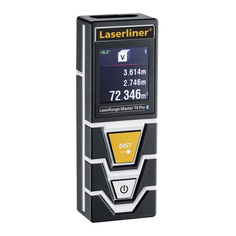 LaserLiner LaserRange-Master T4 Pro User manual LaserLiner LaserRange-Master T4 Pro User manual