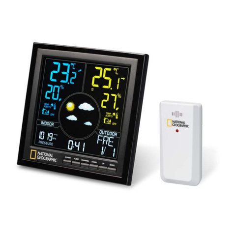 National Geographic VA Colour RC Weather station instruction manual