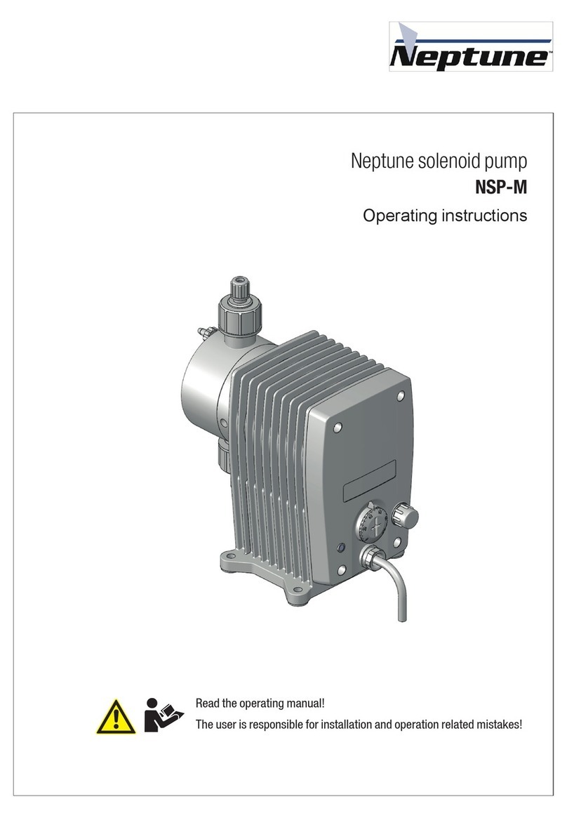 Neptune NSP-M operating instructions