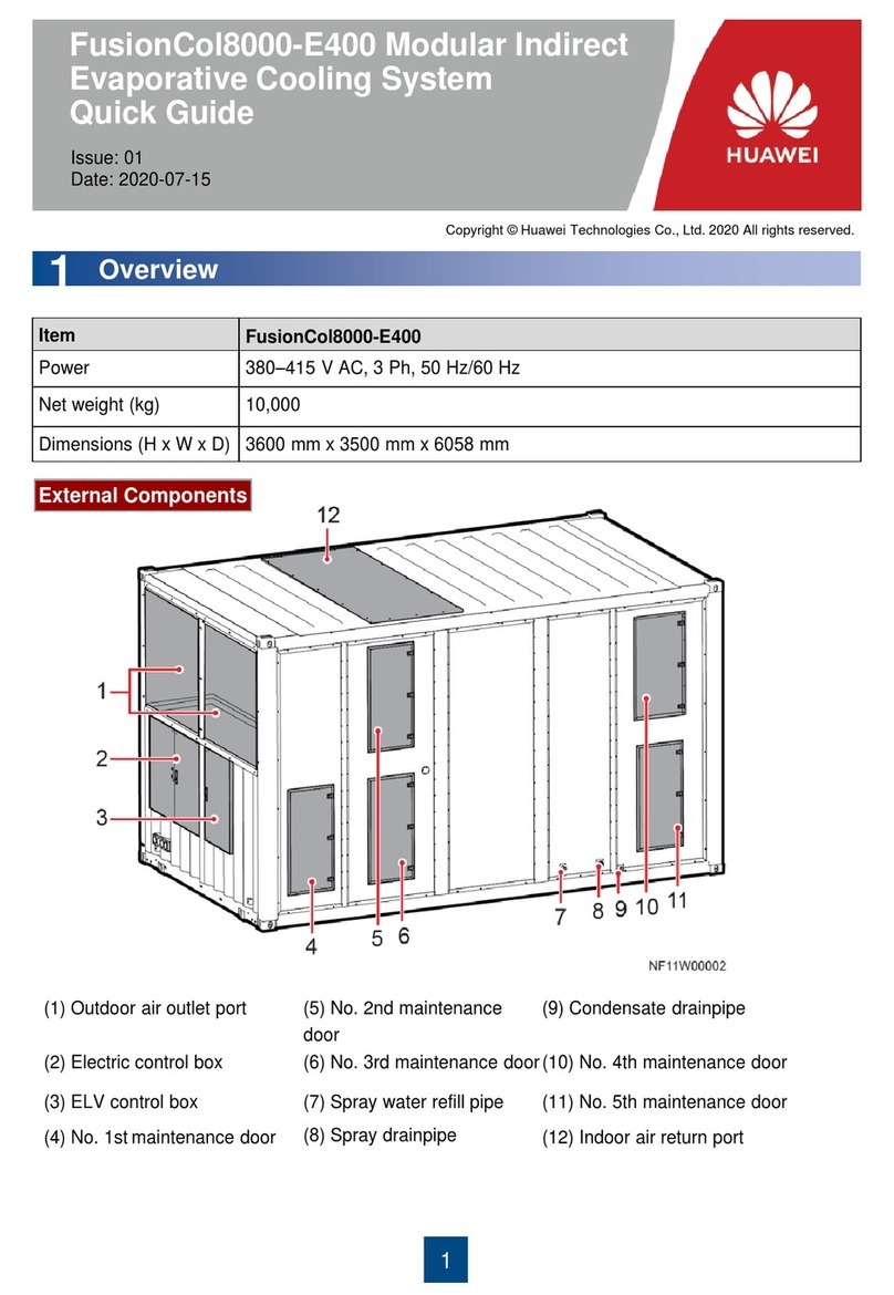Huawei FusionCol8000-E400 User manual
