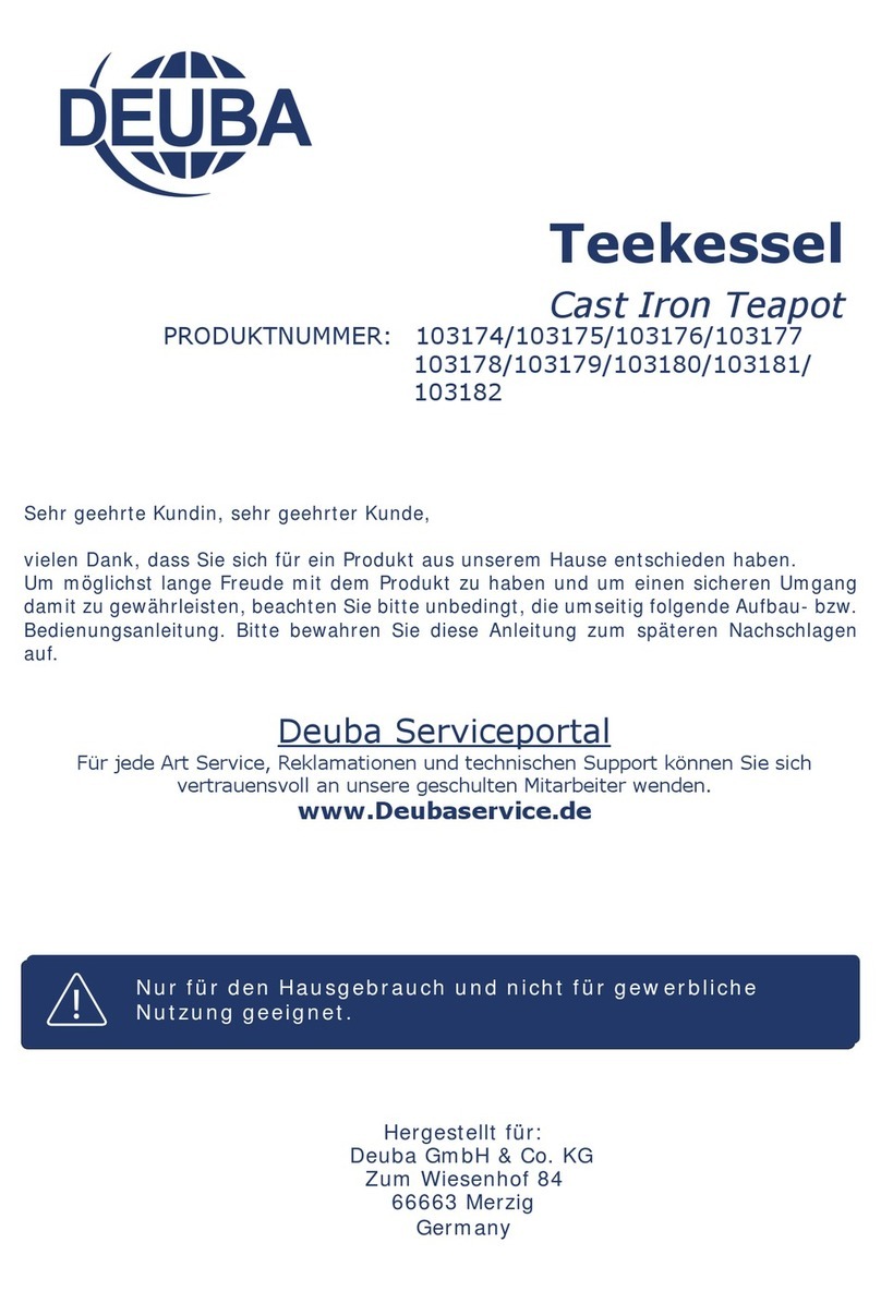 Deuba 103174 instructions