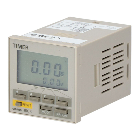 Omron H5CR series User manual Omron H5CR series User manual