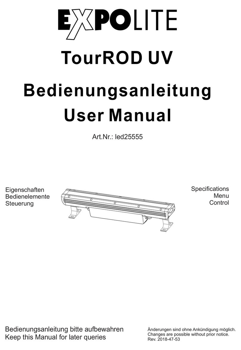 Expolite TourROD UV User manual