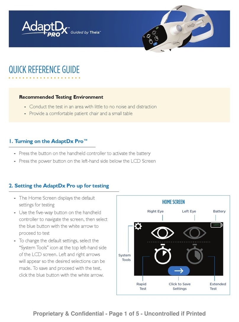 Theia AdaptDx Pro User manual