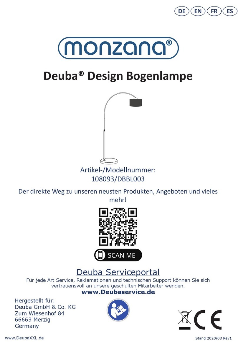Monzana Deuba DBBL003 instructions