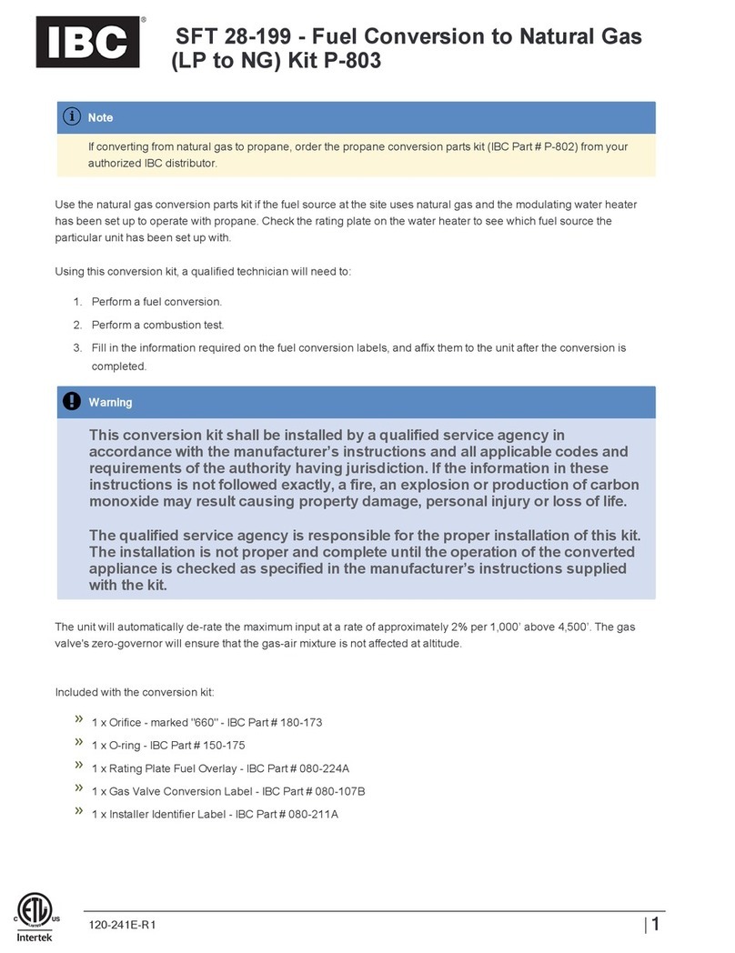 IBC SFT 28-199 User manual