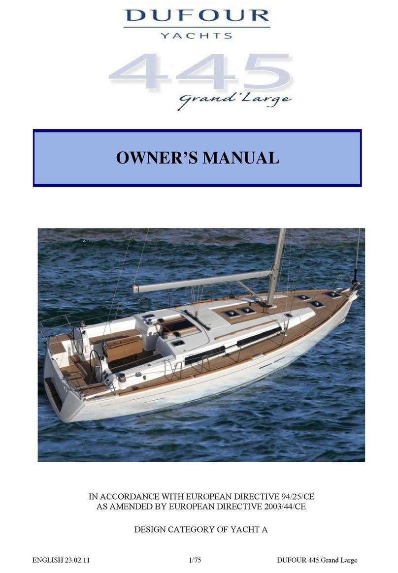 Dufour Yachts Grand Large 445 owner's manual