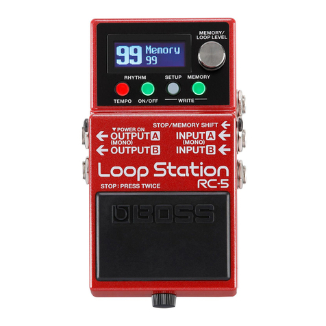 BOSSCO Loop Station RC-5 User manual