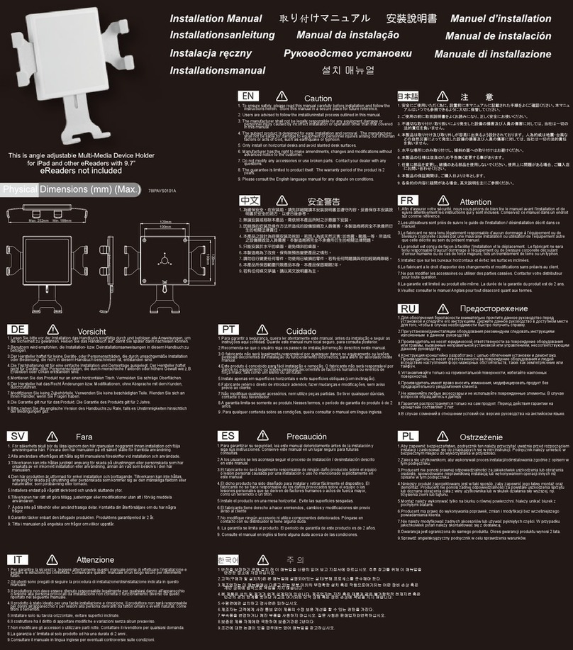 Multibrackets 7350022734111 User manual