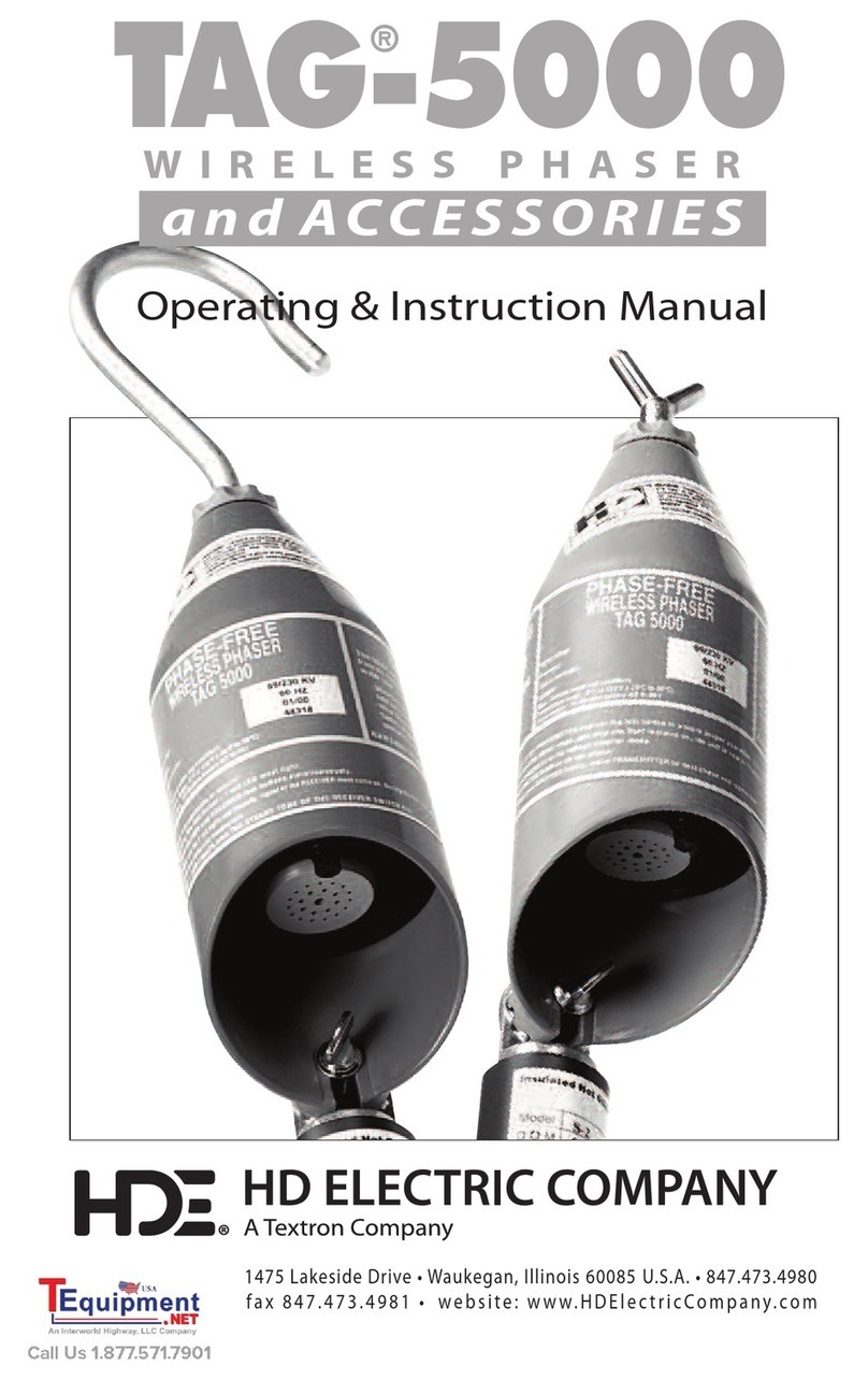 Textron HDE TAG-5000 Instruction Manual Textron HDE TAG-5000 Instruction Manual
