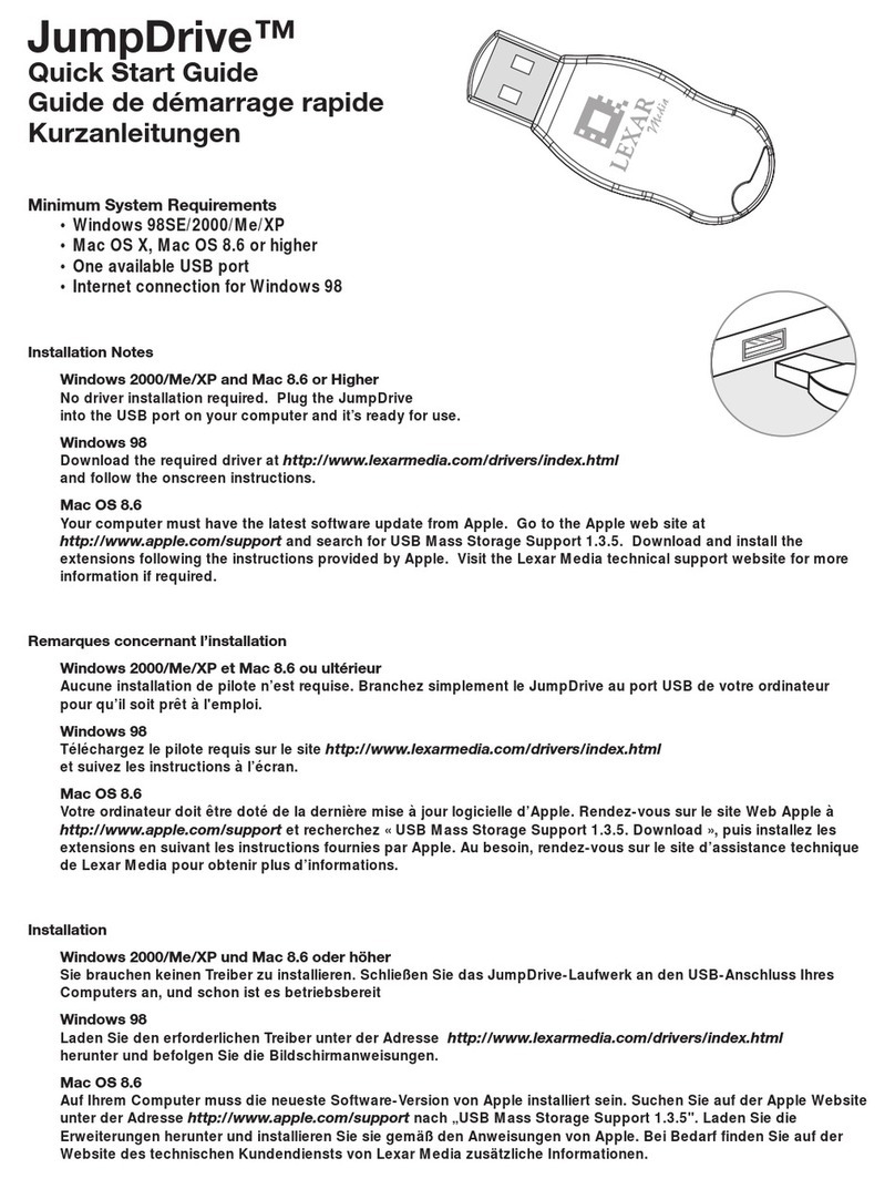 Lexar JumpDrive User manual