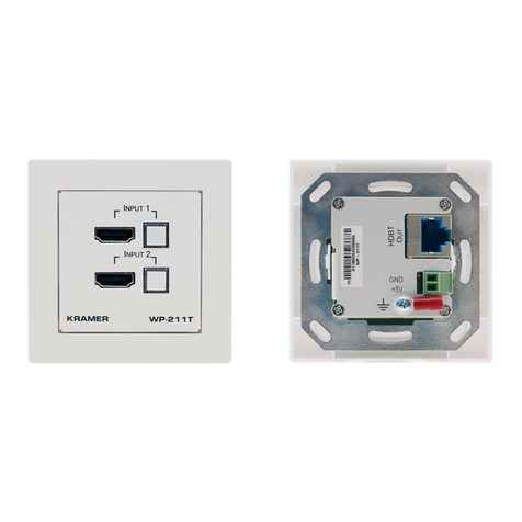 Kramer WP-211T User manual Kramer WP-211T User manual