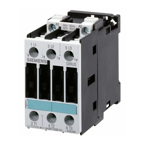 Siemens 3RT1.2 operating instructions