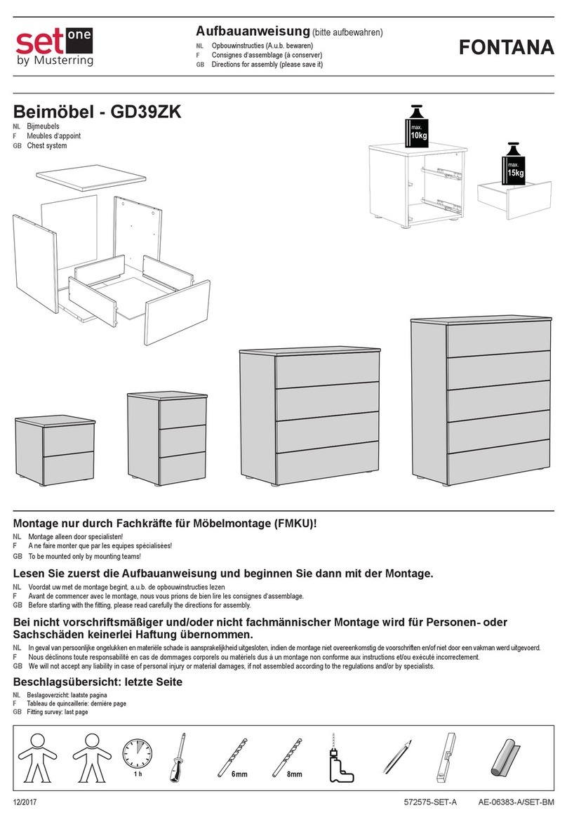 Musterring Set one FONTANA GD39ZK Manual