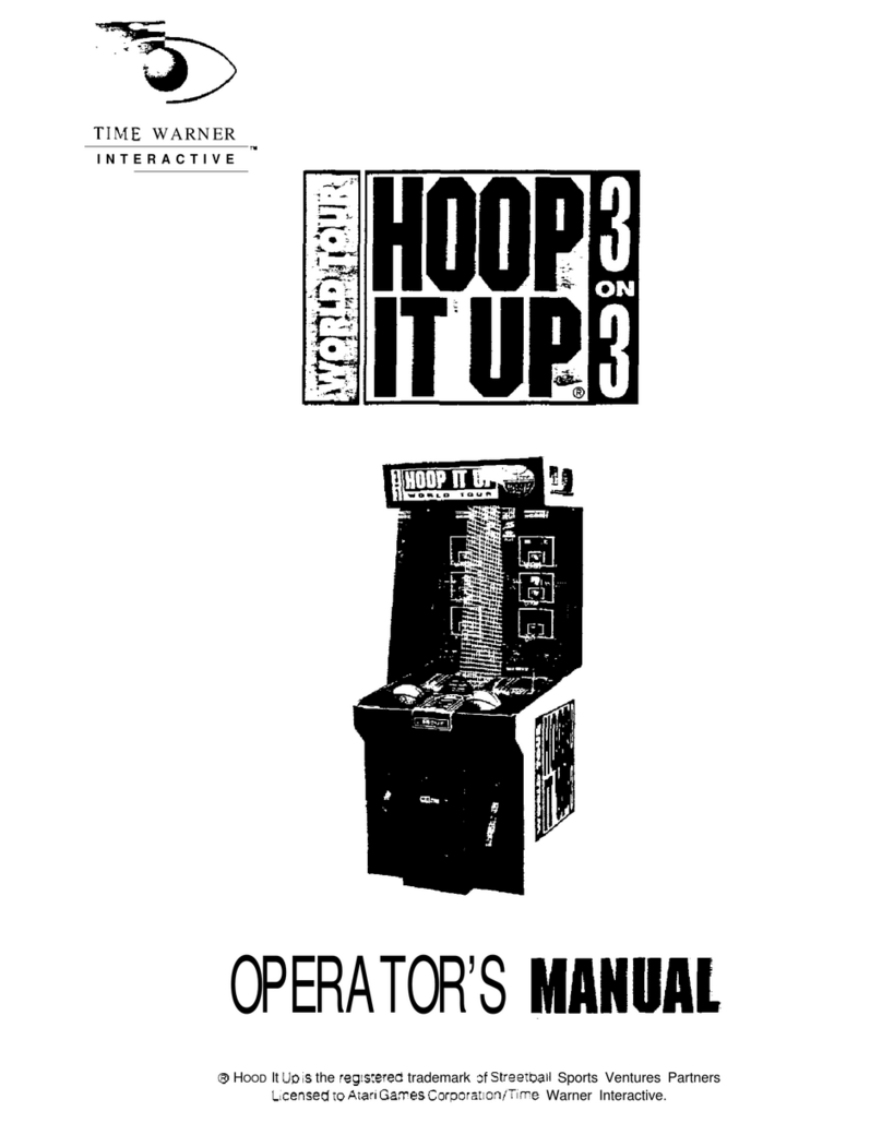 Time Warner Interactive Hoop It Up 3 on 3 Operator's manual