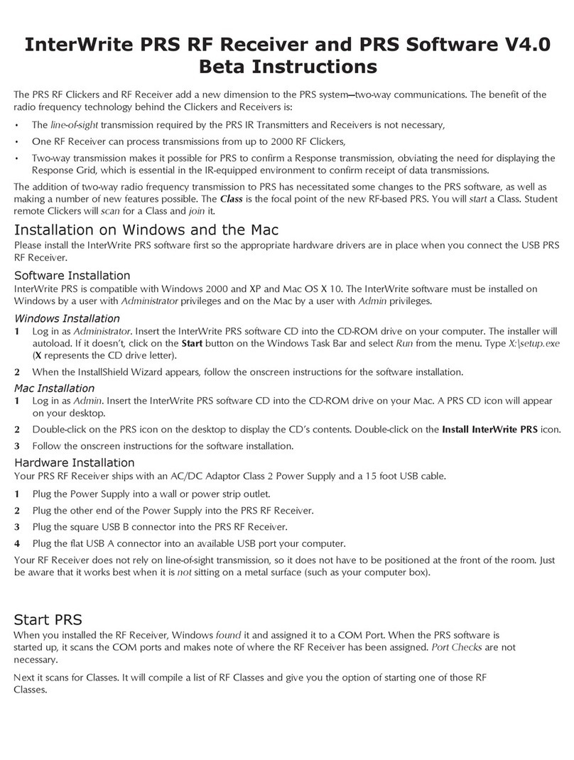 GTCO CalComp InterWrite PRS Receiver instructions