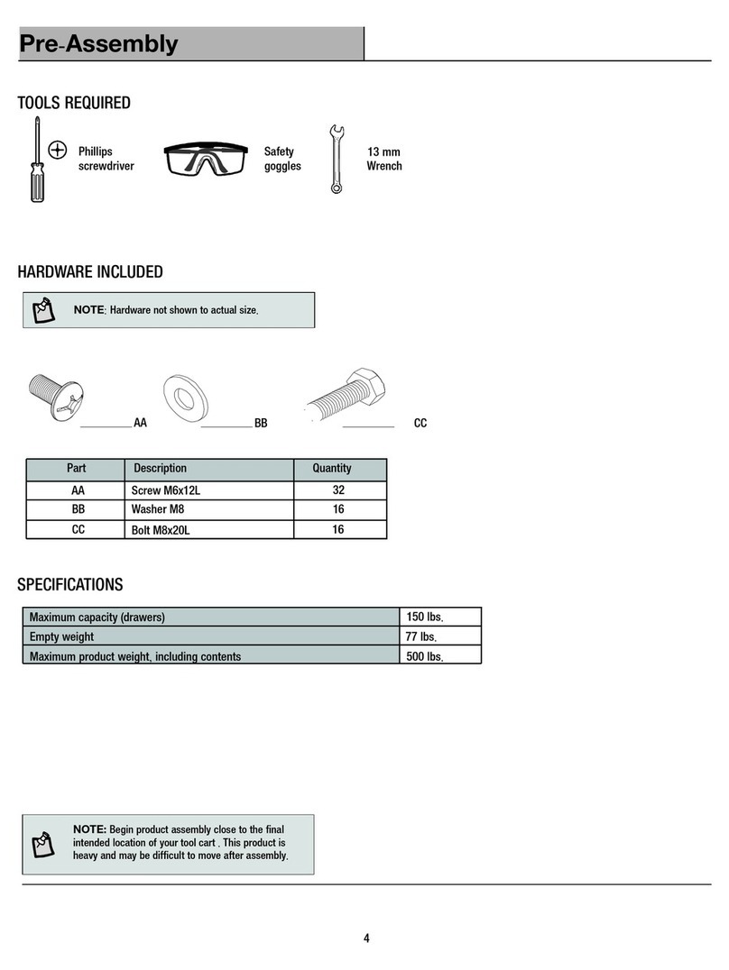 Husky HOTC8010BB1S Assembly instructions