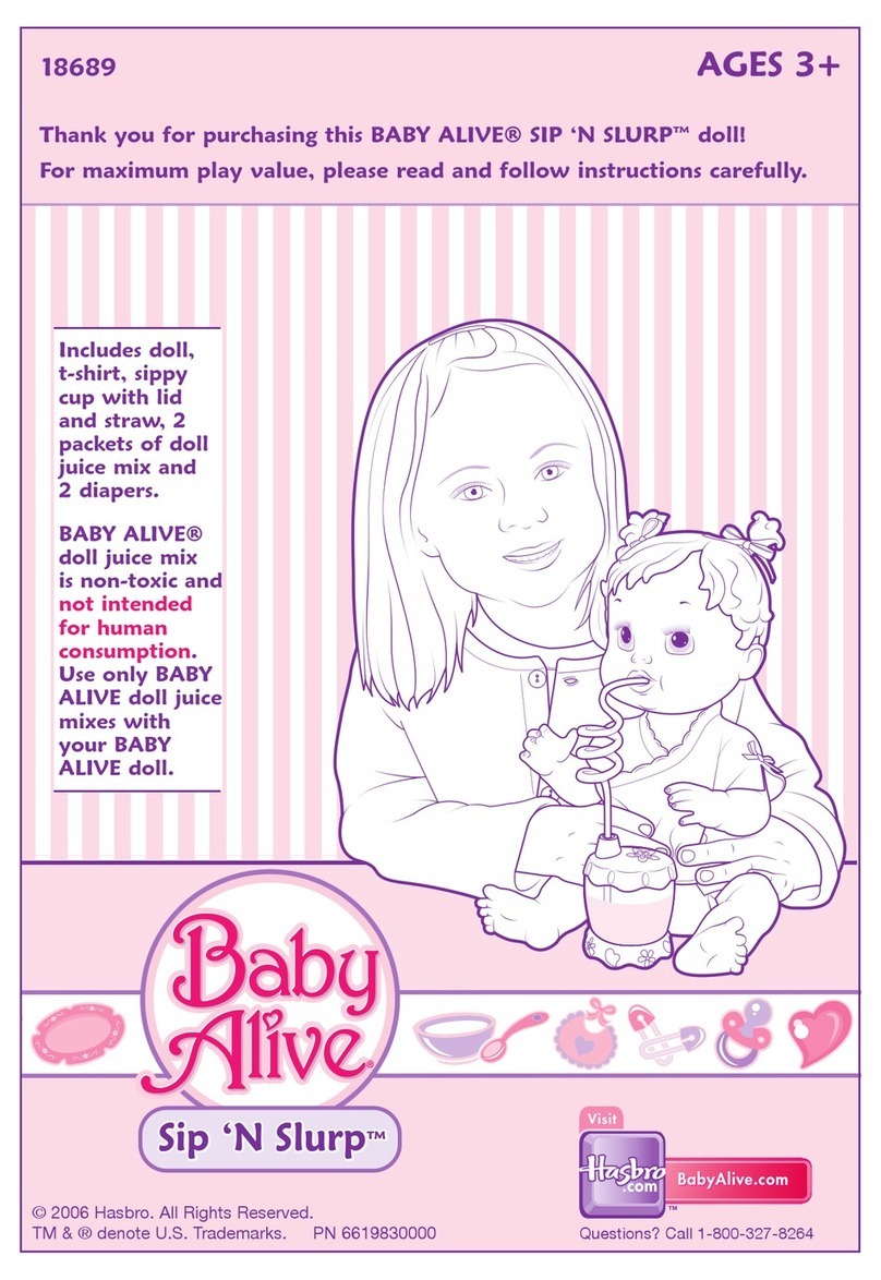 Hasbro Sip 'N Slurp Baby Alive User manual Hasbro Sip 'N Slurp Baby Alive User manual