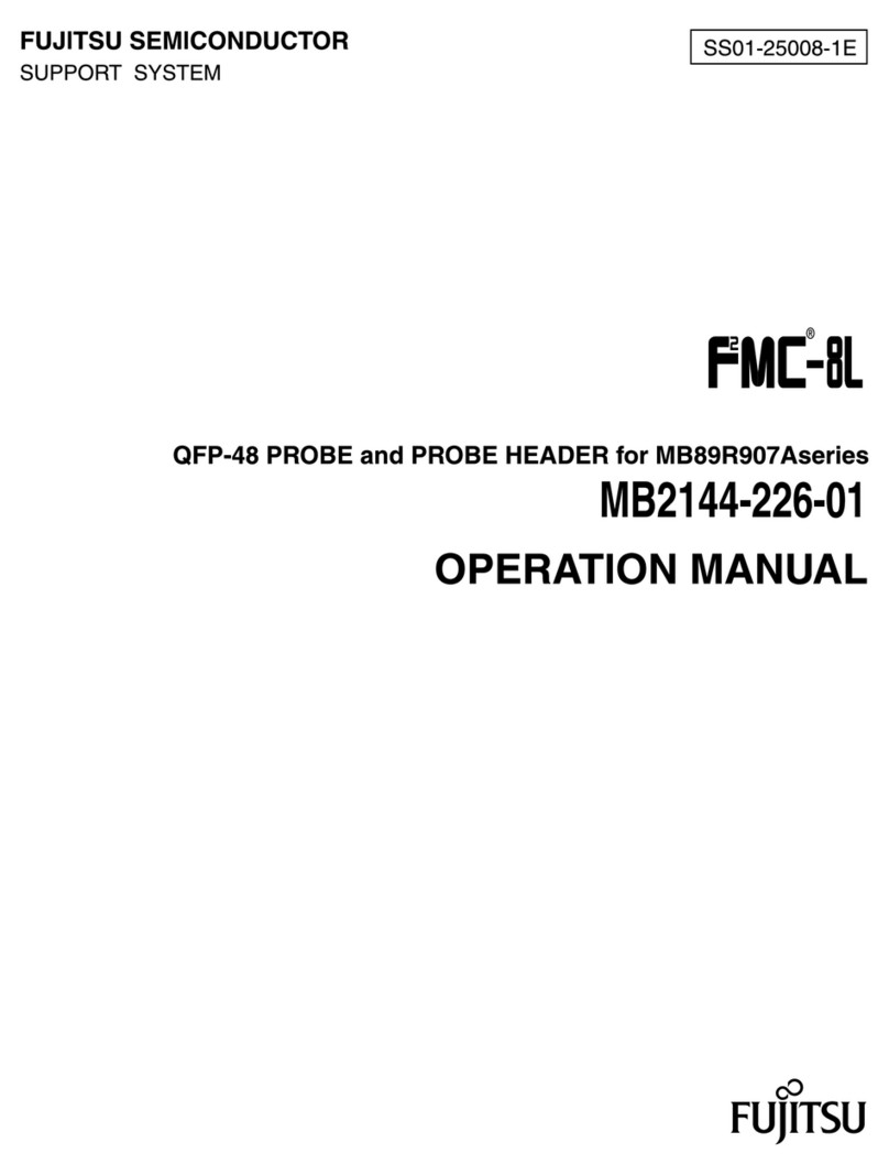 Fujitsu F2MC-8L F202RA User manual