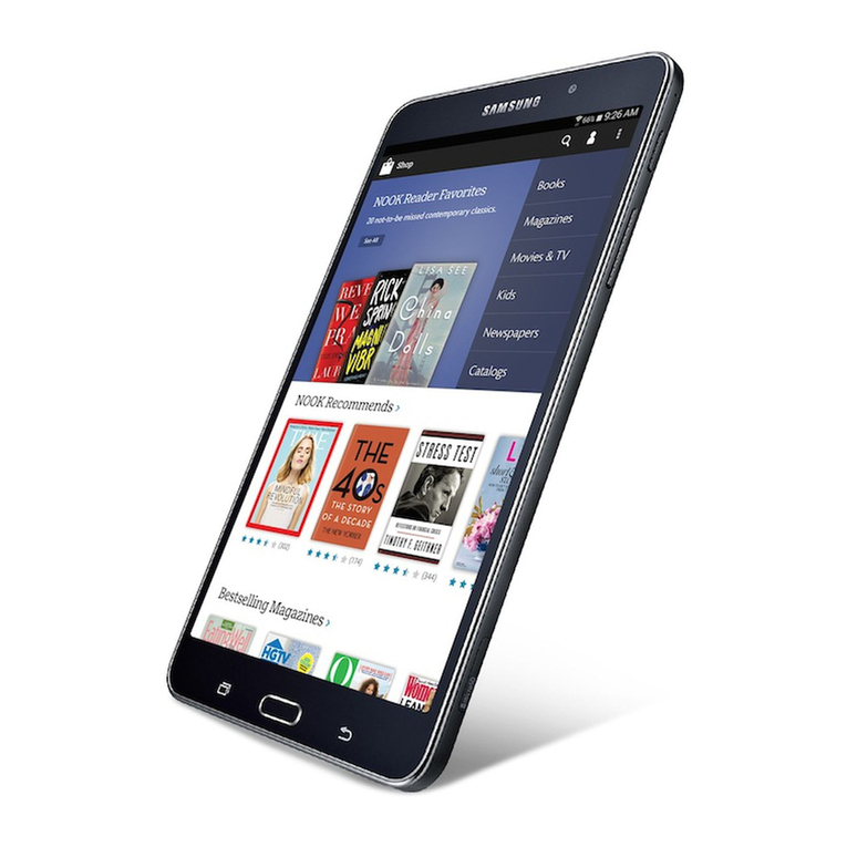 Samsung Galaxy Tab A nook quick start guide