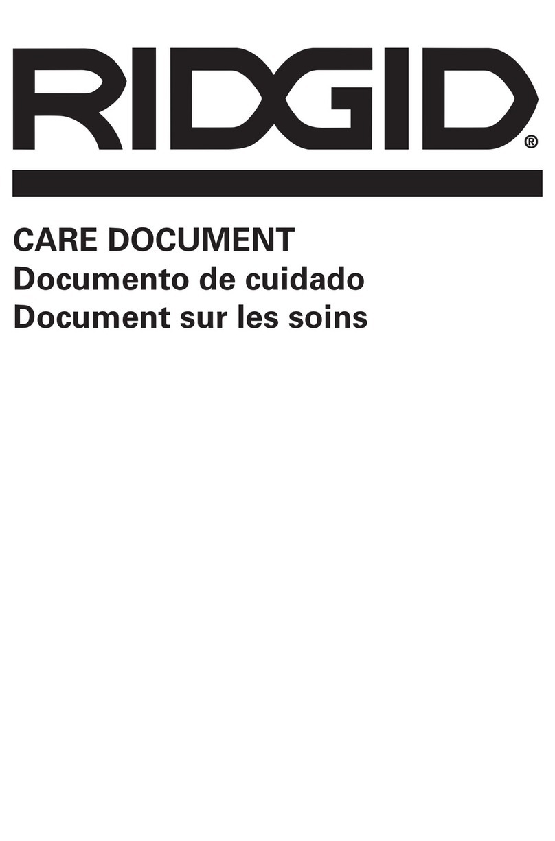 RIDGID WD1276 Technical manual