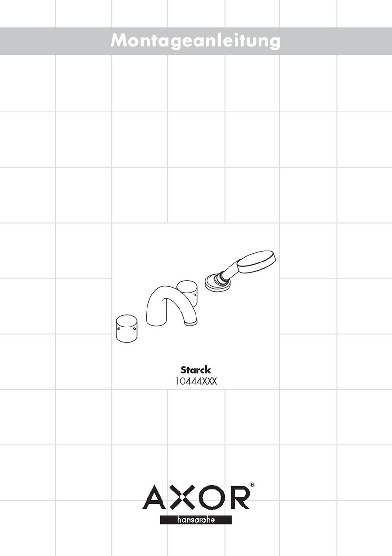 Hans Grohe Axor Starck 10444 Series User manual