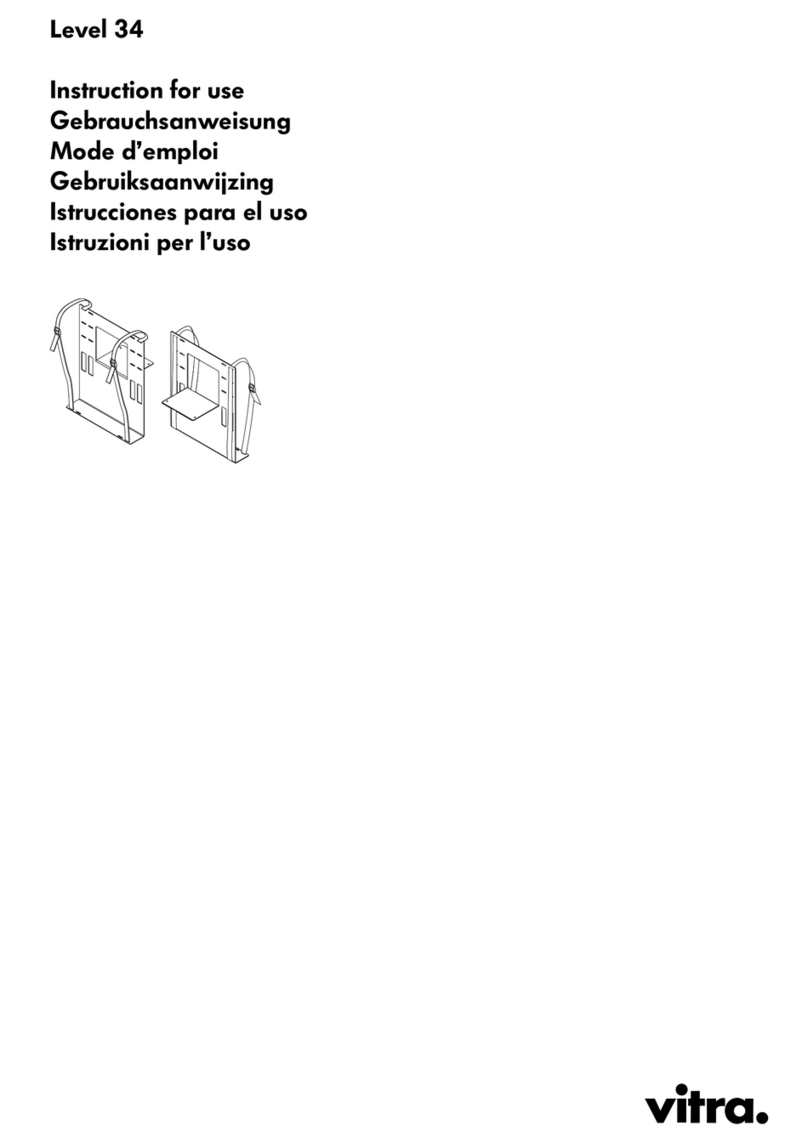 VITRA Level 34 Instructions for use