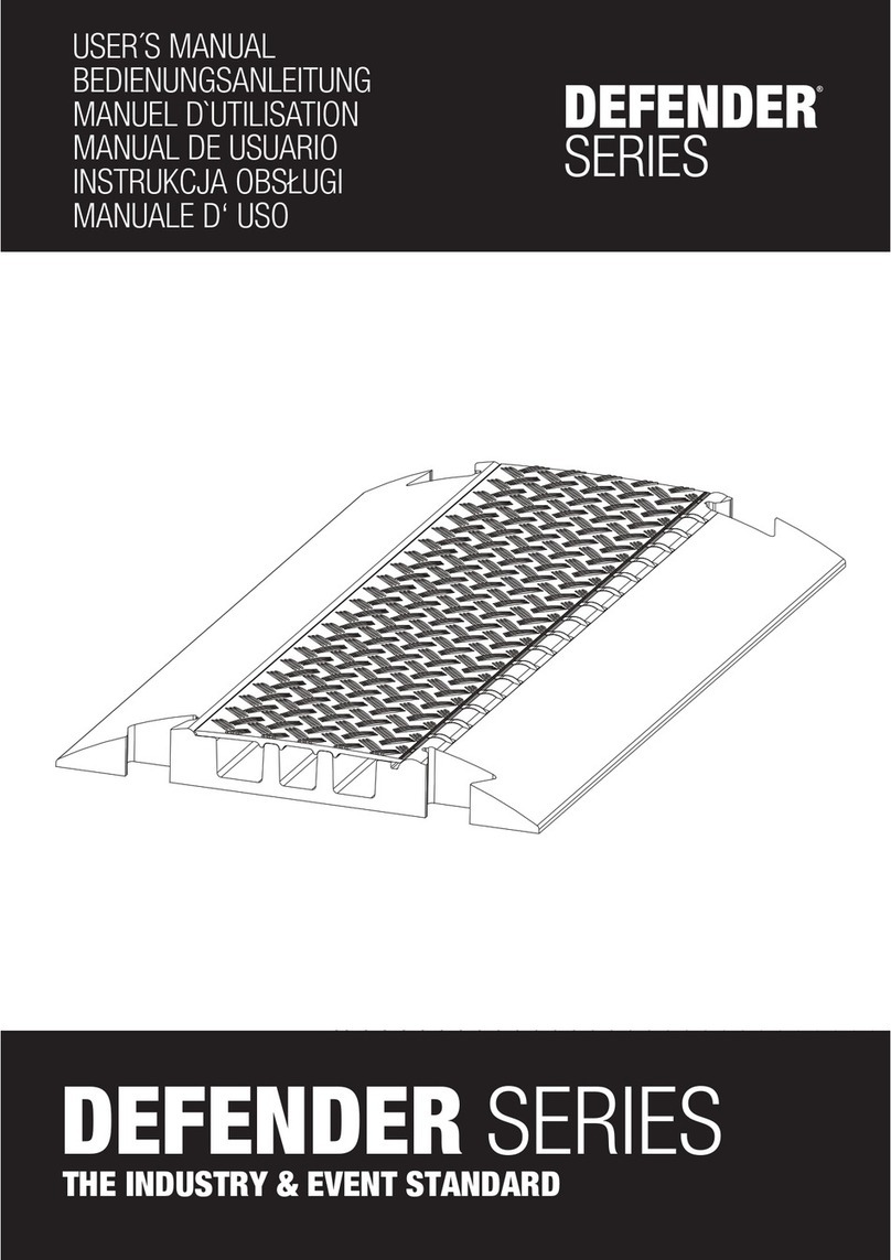 Adam Hall Defender Series user manual