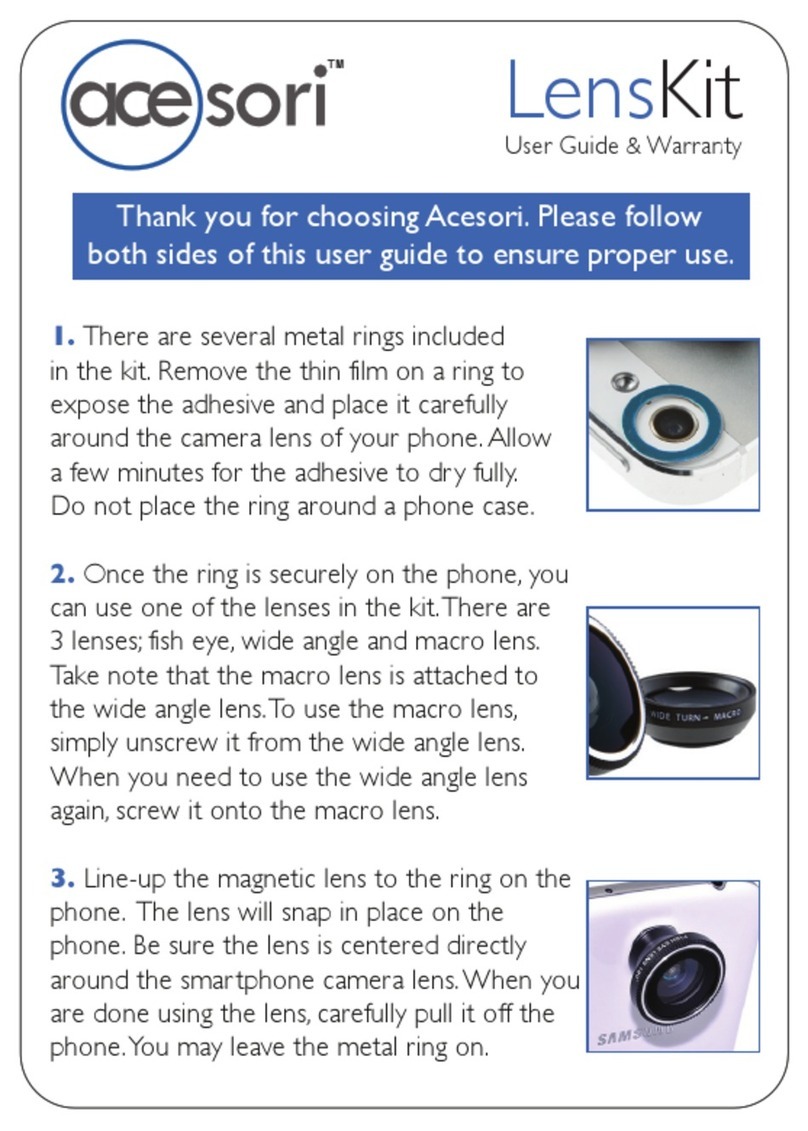 Acesori LensKit User guide & warranty