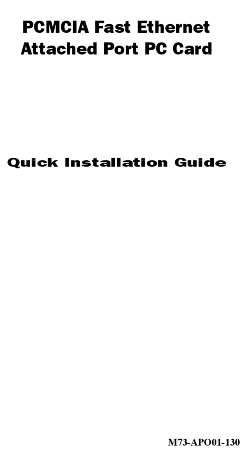 Abocom FE1000MX Quick installation guide