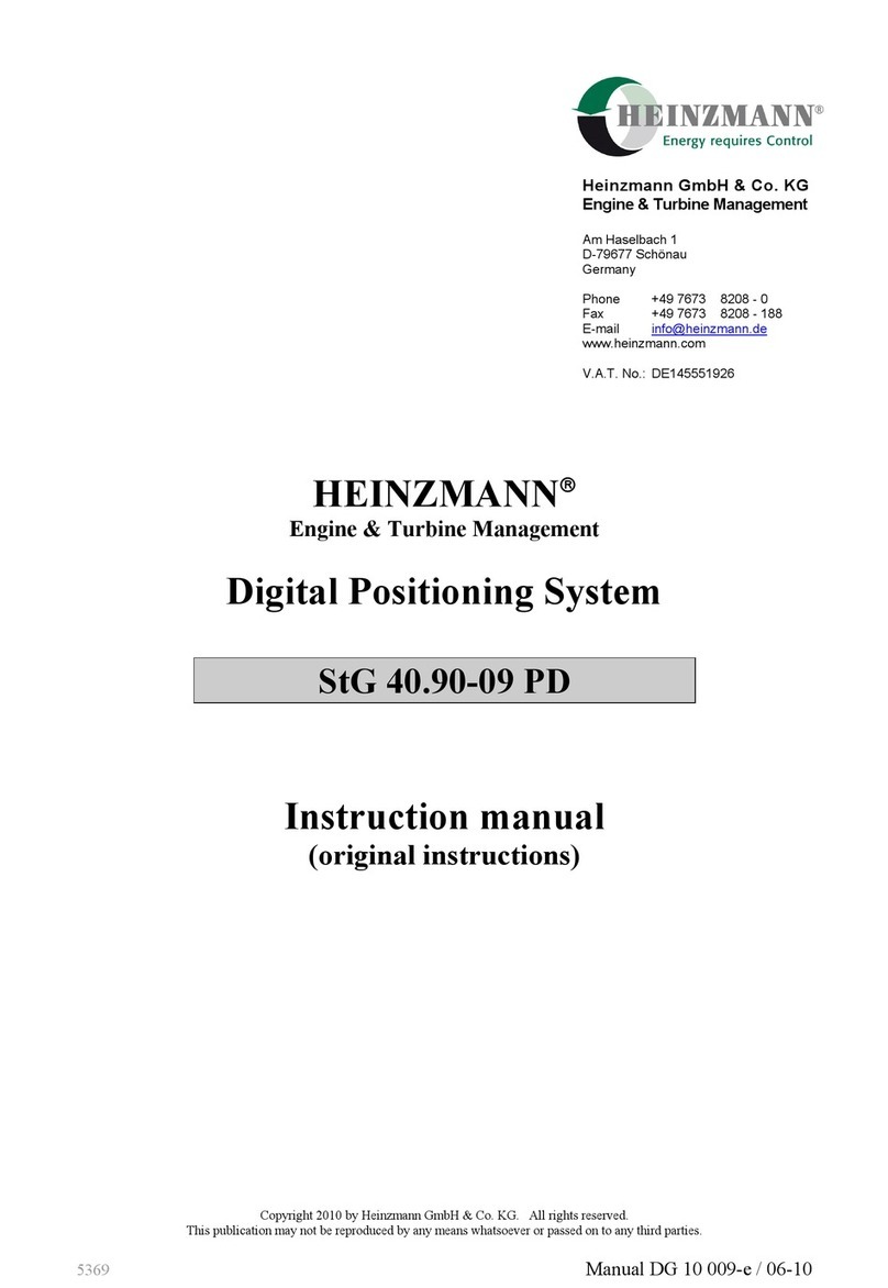 Heinzmann StG 40.90-09 PD User manual