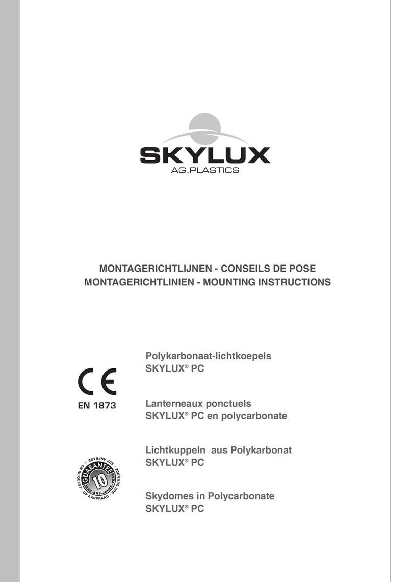 SKYLUX PC Mounting instructions