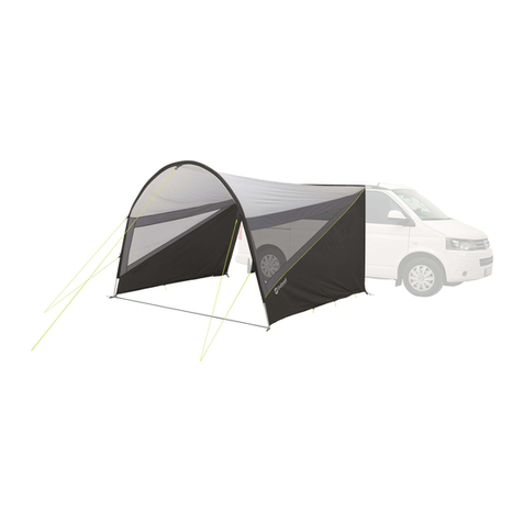 Outwell TOURING CANOPY L MAINTENANCE AND USE