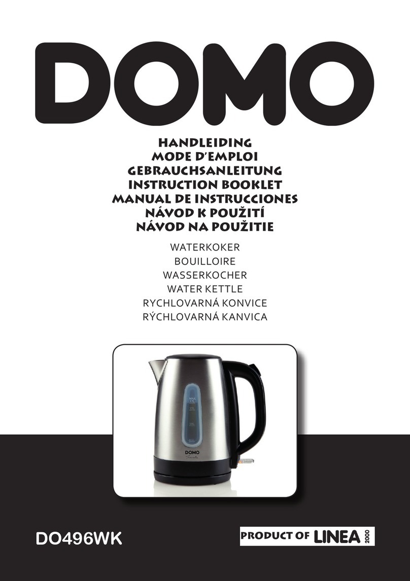 Linea 2000 DOMO DO496WK Instruction booklet