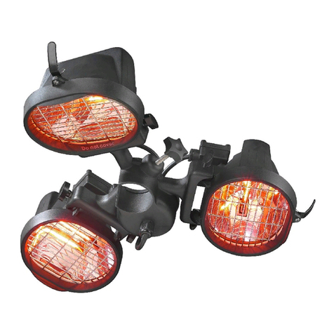 EUROM Safe-t-heater 1500 User manual