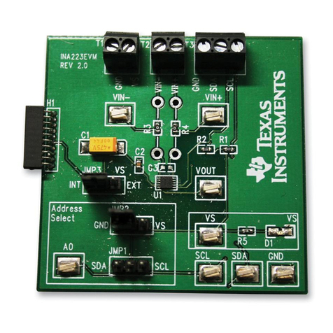 Texas Instruments INA223EVM User manual