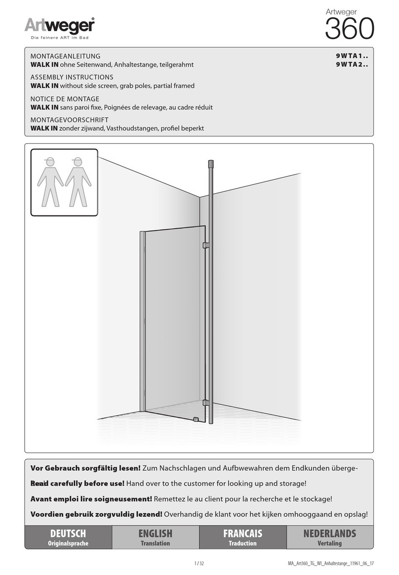 Artweger 360 User manual