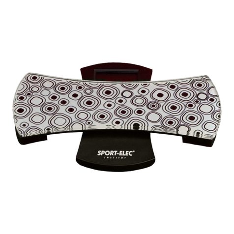 SPORT ELEC Pese personne rotafit User manual