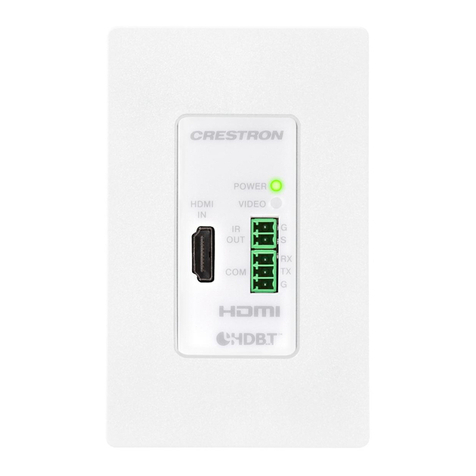 Crestron DM-TX-4KZ-100-C-1G quick start