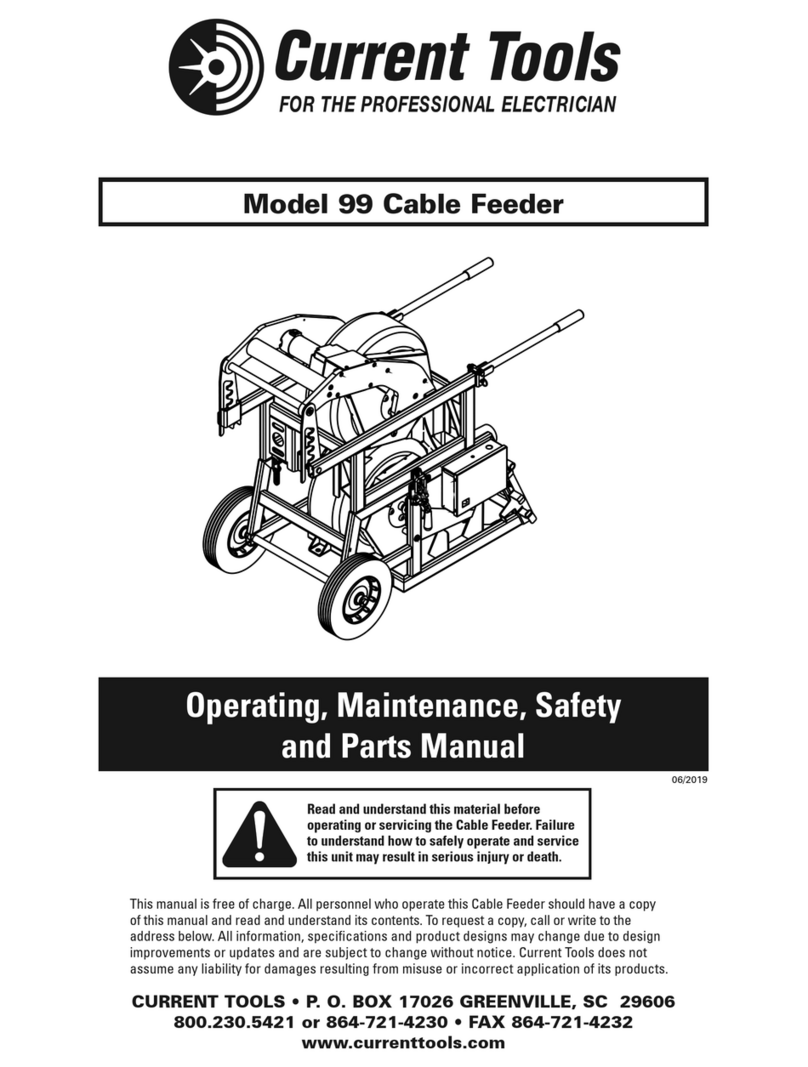 Current Tools 99 Operating, Maintenance, Safety and Parts Manual