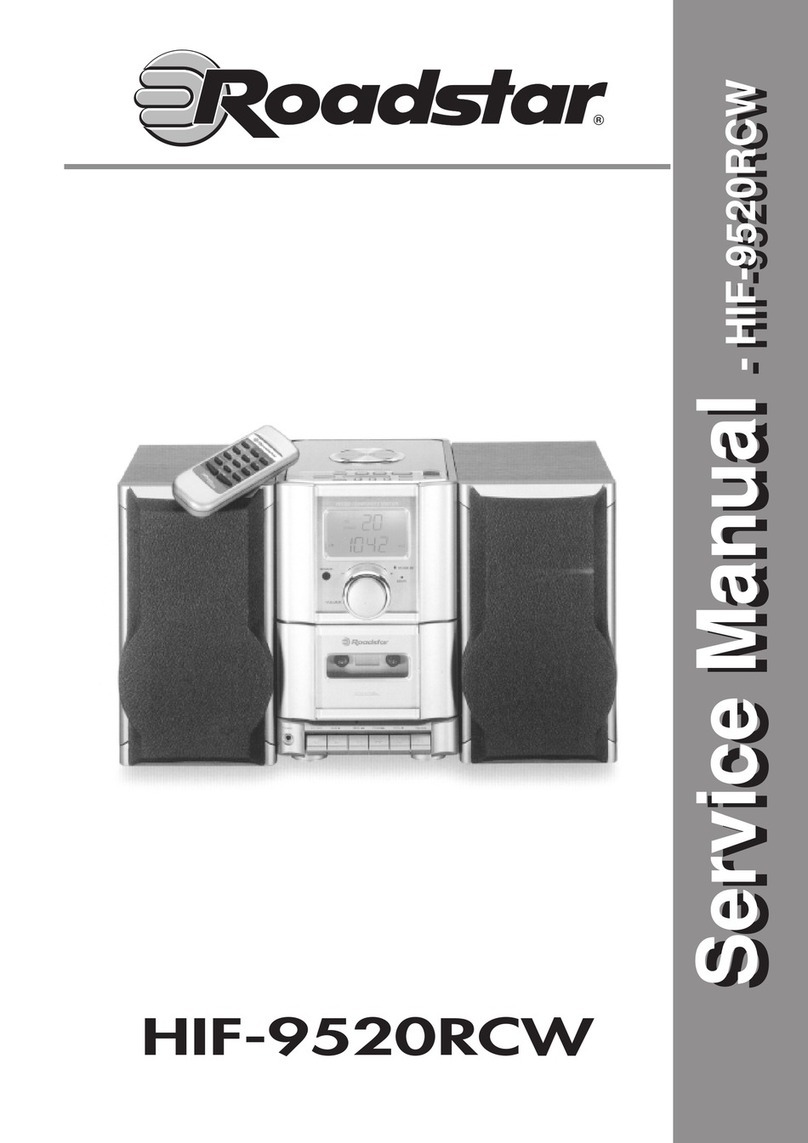 Roadstar HIF-9520RCW Service manual